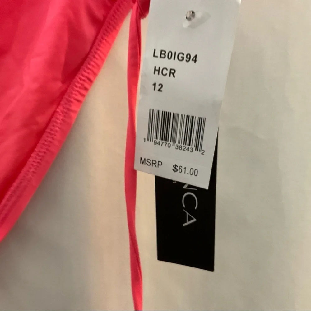 LA Blanca Bikini Swim Bottom Electric Orange 12